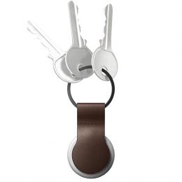 Брелок Nomad Leather Loop для трекера AirTag Коричневый