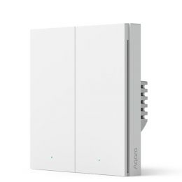Выключатель двухклавишный Aqara Smart wall switch H1 (с нейтралью) RU