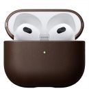 Чехол Nomad Modern Leather Case для Apple Airpods 3 (2021) Коричневый