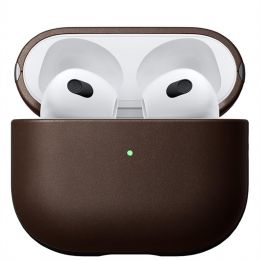 Чехол Nomad Modern Leather Case для Apple Airpods 3 (2021) Коричневый