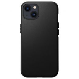 Чехол Nomad Modern Leather MagSafe для iPhone 13 Чёрный