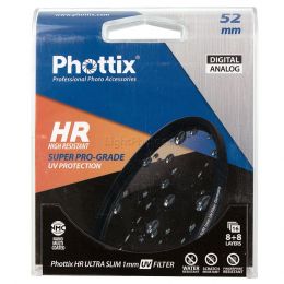 Защитный фильтр Phottix HR 1mm Super Pro-Grade UV 52мм