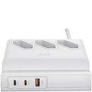 Сетевой адаптер - подставка Usams US-CC160 P1 65W Белый