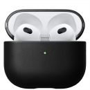 Чехол Nomad Modern Leather Case для Apple Airpods 3 (2021) Чёрный