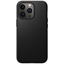 Чехол Nomad Modern Leather MagSafe для iPhone 13 Pro Чёрный