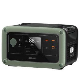 Зарядная станция Baseus Energy Stack 600W Зелёная