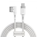 Кабель Baseus Zinc Magnetic Type-C - MagSafe2 60W 2м Белый