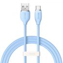 Кабель Baseus Jelly Liquid USB - Type-C 100W 1.2м Синий