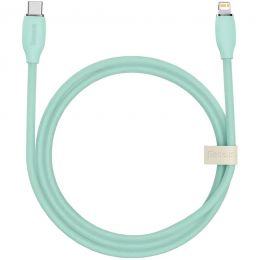 Кабель Baseus Jelly Liquid Type-C - Lightning 20W 2м Зелёный