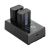 2 аккумулятора NP-FW50 + зарядное устройство SmallRig 3818