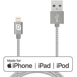 Кабель REQUIRED Braided MFI Lightning - USB Графит