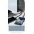Кабель Baseus Flash Ⅱ Two-for-three U+C - M+L+C 100W 1.2м Чёрный