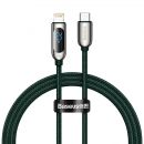 Кабель Baseus Display Type-C - Lightning 20W 2м Зелёный