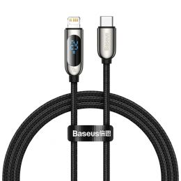 Кабель Baseus Display Type-C - Lightning 20W 1м Чёрный
