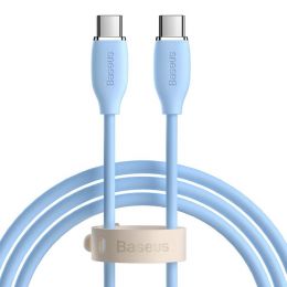 Кабель Baseus Jelly Liquid Type-C 100W 1.2м Синий