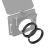 Адаптер компендиума SmallRig 3654 Clamp-On Ring kit (Ø80/85-95mm)