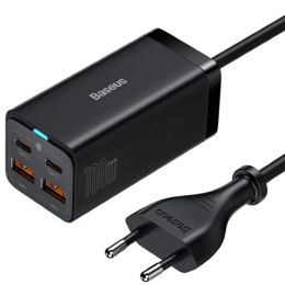 Сетевой адаптер Baseus GaN3 Pro 2U+2C 100W Чёрный