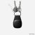 Брелок Nomad Leather Keychain для трекера AirTag Чёрный