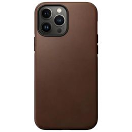 Чехол Nomad Modern Leather MagSafe для iPhone 13 Pro Max Коричневый