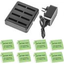 Зарядное устройство CAME-TV Octo USB (+8 аккумуляторов)
