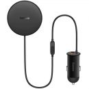 Беспроводная зарядка для авто Baseus CW01 Magnetic 40W Чёрная