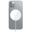 Беспроводная зарядка Baseus Simple Mini Magnetic Белая