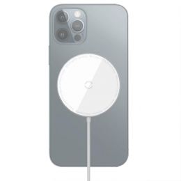 Беспроводная зарядка Baseus Simple Mini Magnetic Белая