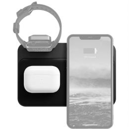 Беспроводная зарядка Nomad Base Station 3-in-1 Apple Watch Edition V2 Чёрный