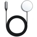 Беспроводная зарядка Satechi Magnetic Wireless Charging Cable Type-C 1.5м Серый космос