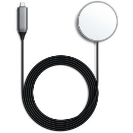 Беспроводная зарядка Satechi Magnetic Wireless Charging Cable Type-C 1.5м Серый космос
