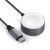 Беспроводная зарядка Satechi USB-C Magnetic Charging Cable для Apple Watch Серая