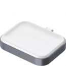Беспроводная зарядка Satechi USB-C Wireless Charging Dock для AirPods Серый