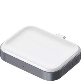Беспроводная зарядка Satechi USB-C Wireless Charging Dock для AirPods Серый