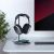 Подставка для наушников с беспроводной зарядкой Satechi 2 in 1 Headphone Stand with Wireless Charger Серая