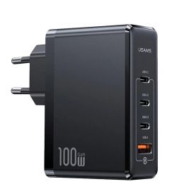 Сетевой адаптер USAMS GaN US-CC163 T50 100W (EU)