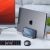 Подставка двойная Satechi Dual Vertical Laptop Stand Серая