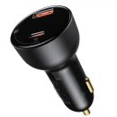 Автомобильное зарядное устройство Baseus Superme PPS Чёрный (+ кабель Type-C 100W 1м)