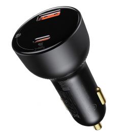 Автомобильное зарядное устройство Baseus Superme PPS Чёрный (+ кабель Type-C 100W 1м)