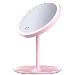 Зеркало косметическое DOCO Daylight Small Pro Розовое
