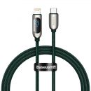 Кабель Baseus Display Type-C - Lightning 20W 1м Зеленый