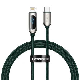 Кабель Baseus Display Type-C - Lightning 20W 1м Зеленый