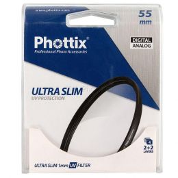Защитный фильтр Phottix Ultra Slim 1mm UV 55мм