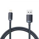 Кабель Baseus Crystal Shine CW-FXP USB - Lightning 2.4A 1.2м Чёрный