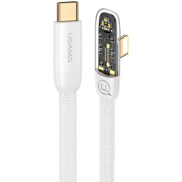 Кабель USAMS US-SJ586 Type-C - Lightning PD 20W 2м Белый