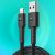 Кабель ZMI Lightning MFI AL803/AL805 1м Чёрный