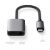 Адаптер Satechi USB-C PD Audio Adapter Серый