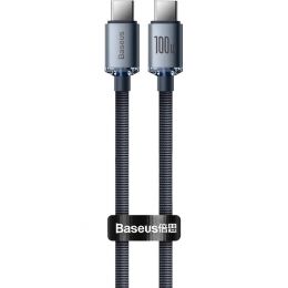 Кабель Baseus Crystal Shine CW-FXP Type-C 100W 2м Чёрный