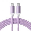 Кабель Satechi Type-C 100W 2м Фиолетовый