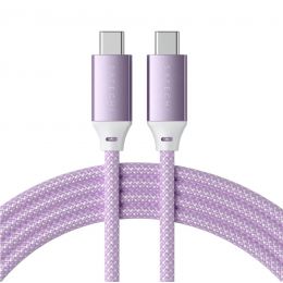 Кабель Satechi Type-C 100W 2м Фиолетовый