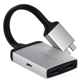 Адаптер Satechi Type-C Dual HDMI для MacBook Серебро